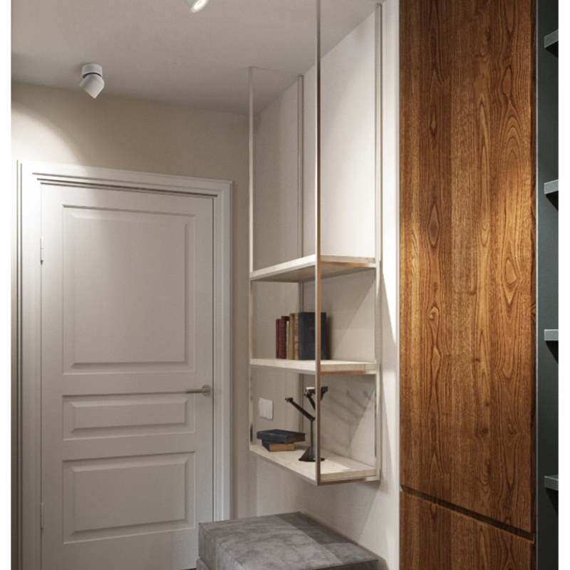 Novak Kleine LED Plafondlamp Zwart Wit Metaal Acryl Slaapkamer