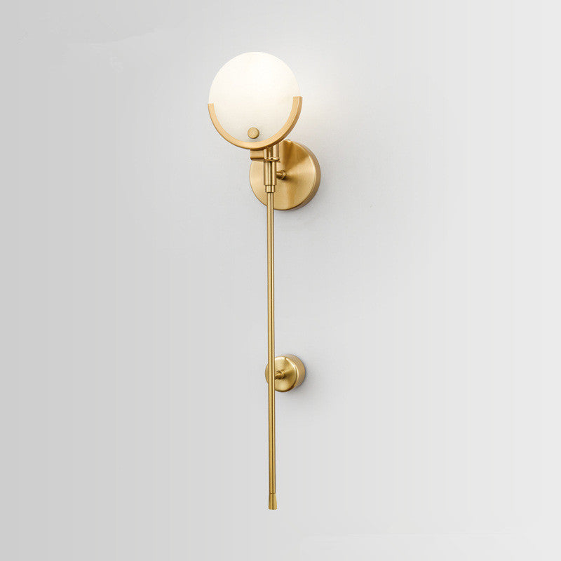 Valentina Ronde Design LED Wandlampen Wit Goud Metaal Eetkamer Woonkamer