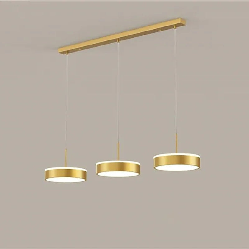 Raheel Moderne LED Hanglampen Zwart Goud Metaal Kantoor Eetkamer