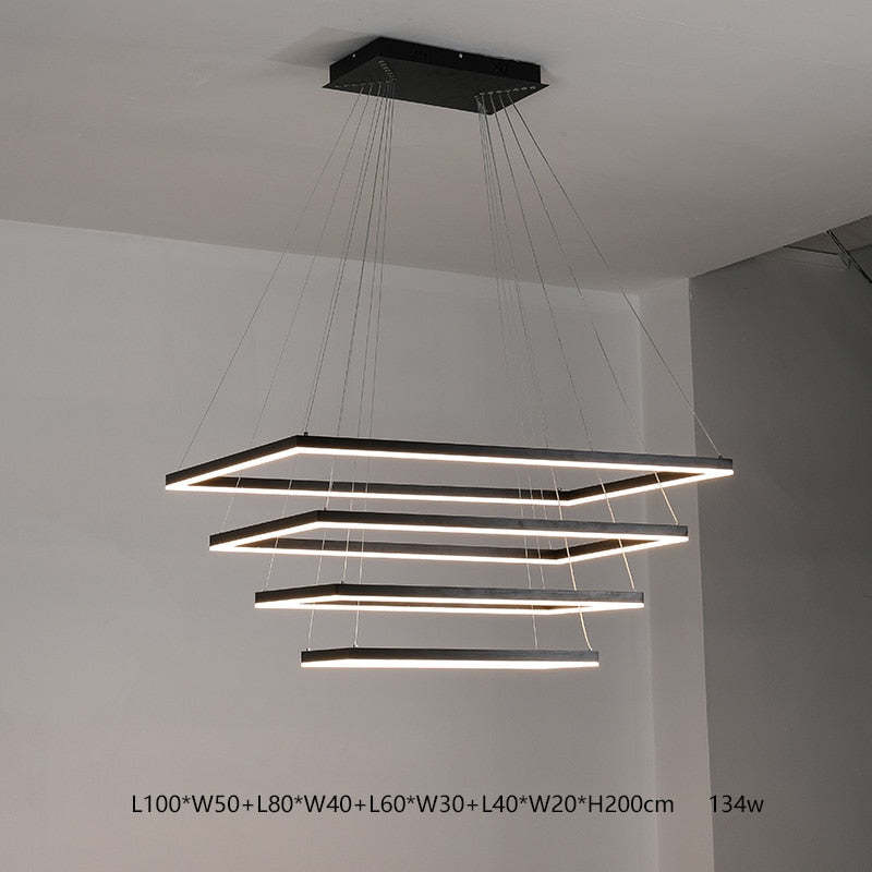Bouvet Design LED Hanglampen Zwart Wit Metaal Eetkamer Slaapkamer