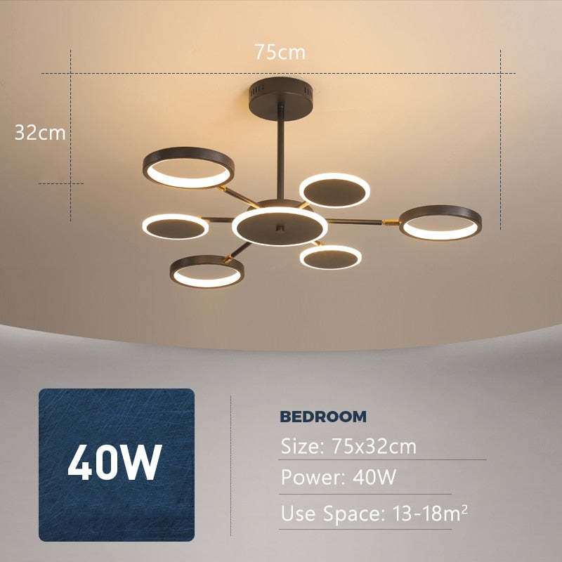 Sienna Ronde LED Hanglampen Metaal Eetkamer Slaapkamer Woonkamer