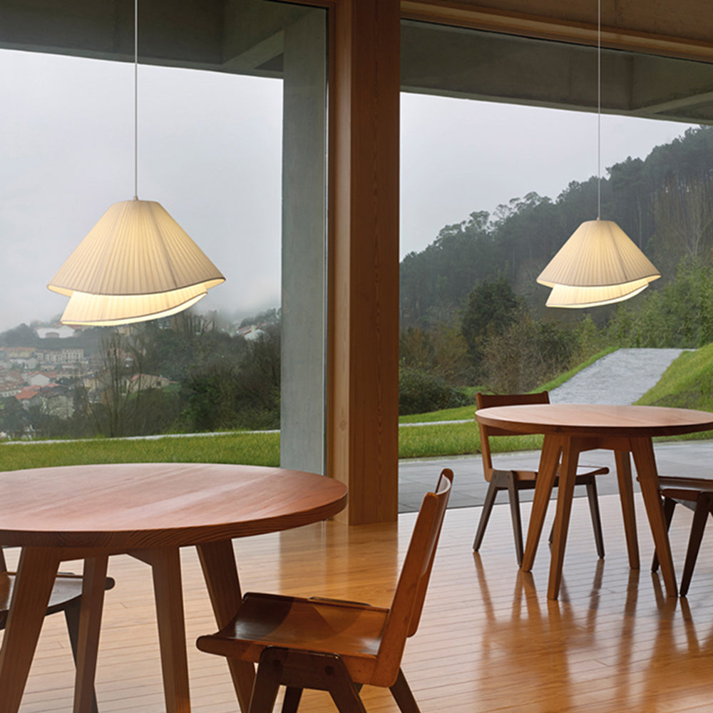Renée Design LED Hanglamp Bollen Metaal/Doek Wit Slaapkamer/Eetkamer