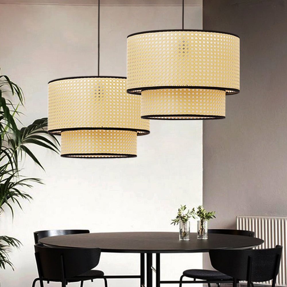 Ritta Hanglamp, Dubbellaags, Dia 40/50cm