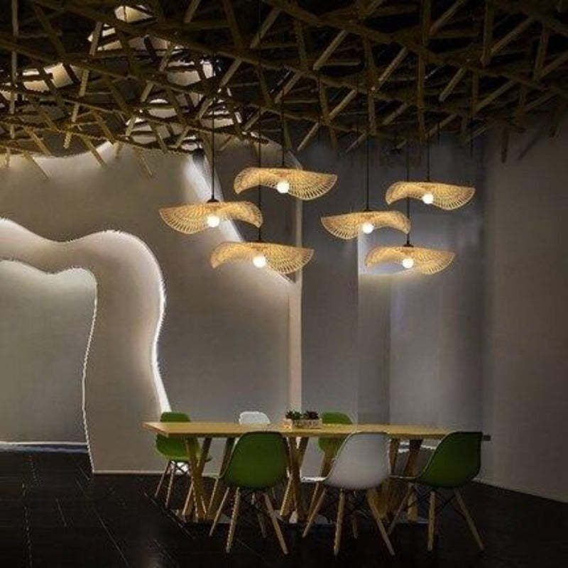 Muto Retro LED Hanglampen Metaal Hout Slaapkamer/Studeerkamer Vertigo