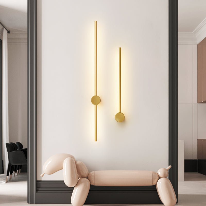 Nestx Messing Staaf Minimalistisch Wandlamp