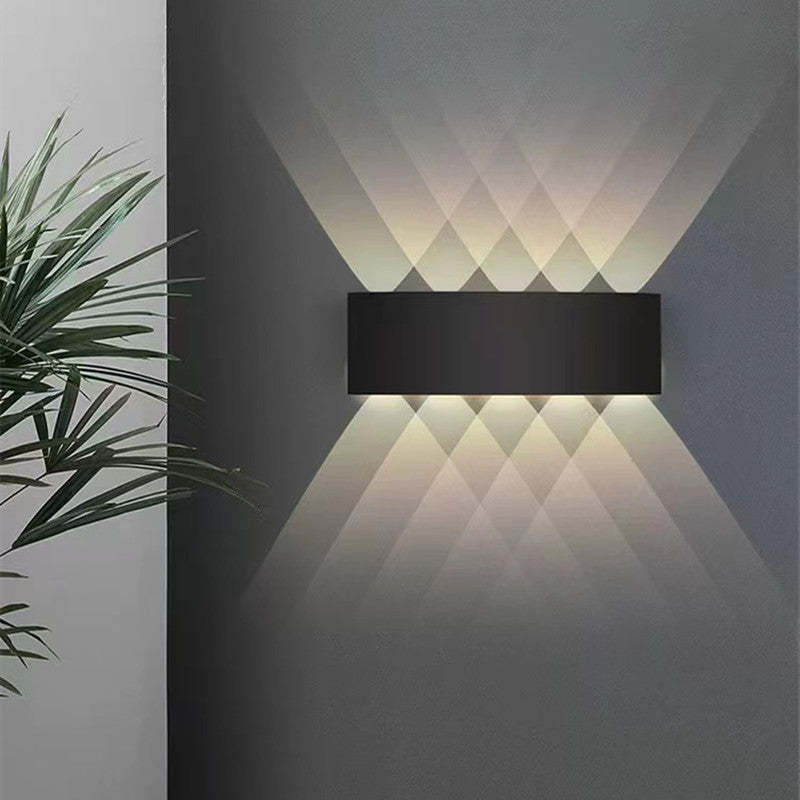 Orr Buiten Waterbestendig Metaal LED Wandlampen Zwart/Wit Tuin