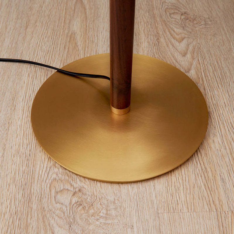 Ozawa Moderne Design Eenvoudig Notenhout/Metaal/Stof Tafel/Vloerlamp Woonkamer