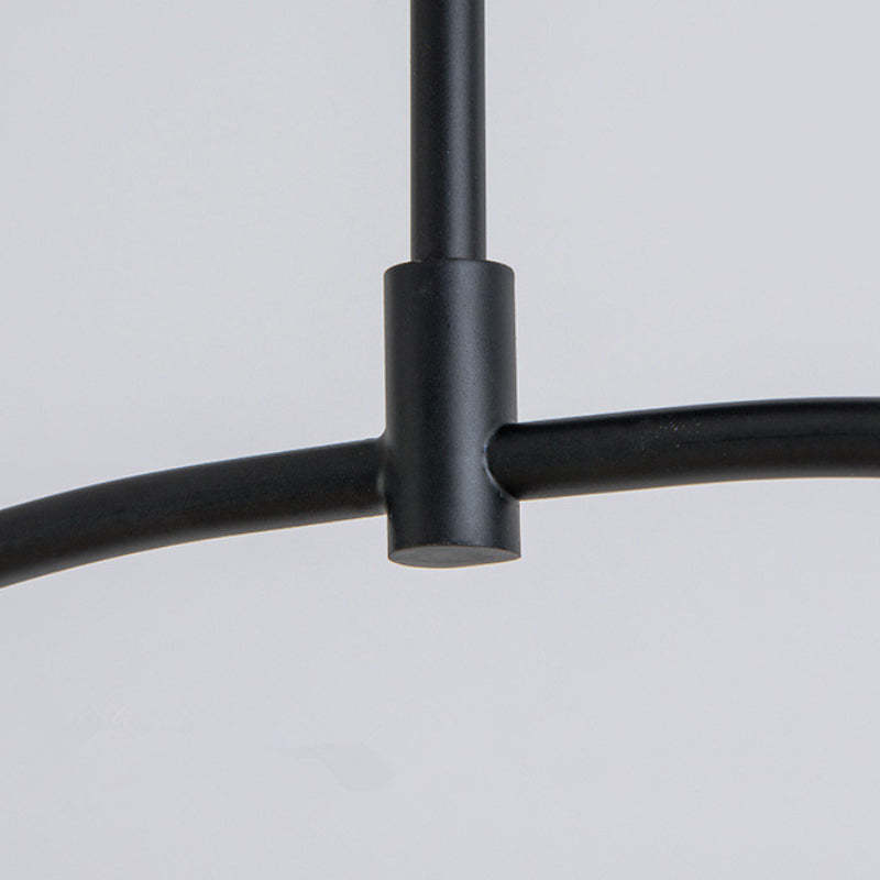 Avi Design Ronde Hanglampen Wit Zwart Metaal Eetkamer Slaapkamer