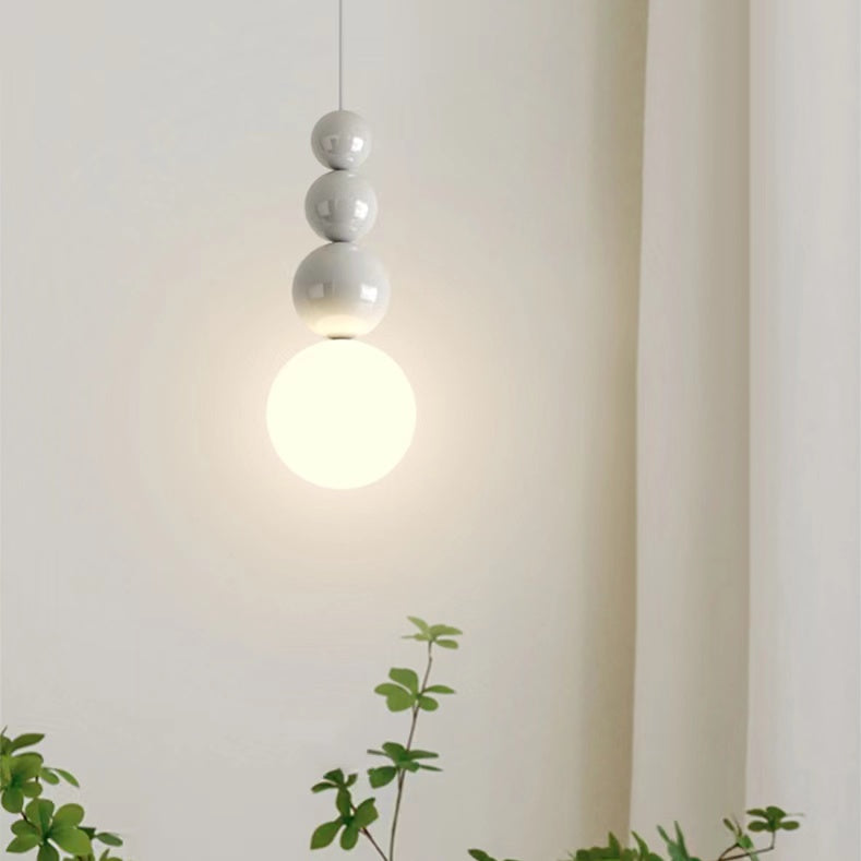 Valentina Retro Modern LED Hanglampen Wit Metaal Slaapkamer Woonkamer