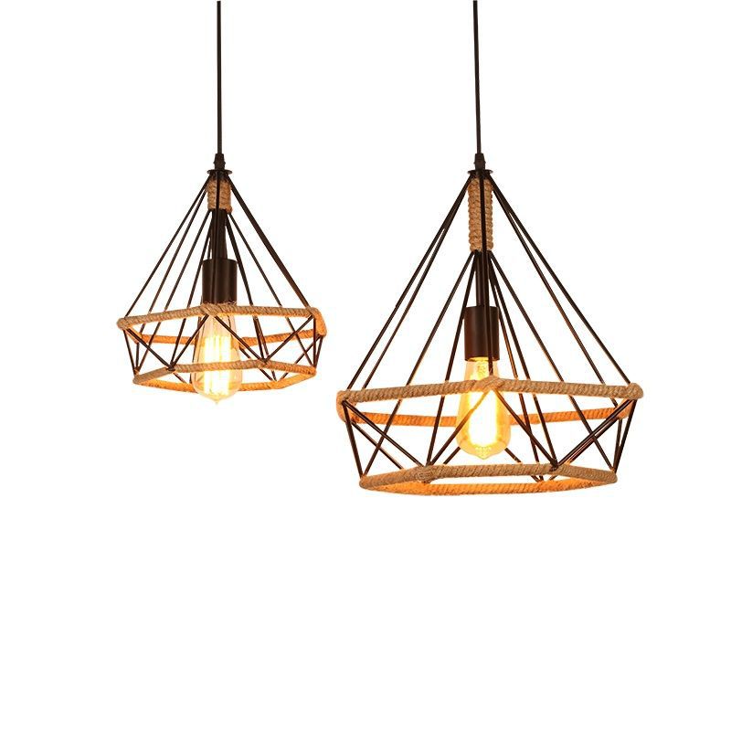 Epoch Countryside Diamant Hanglampen Zwart Metaal Keuken/Café
