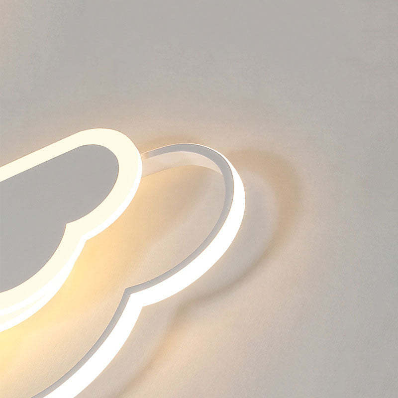 Quinn Moderne LED Plafondlampen Wit Roze Metaal Slaapkamer Eetkamer