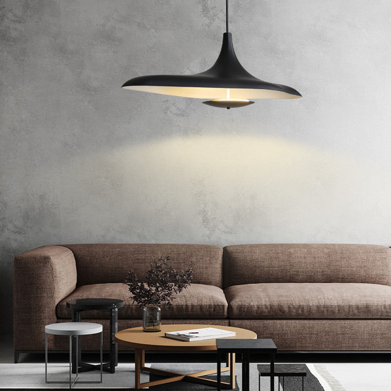 Carins Moderne Creatieve LED Hanglamp Zwart/Wit Hars Woonkamer