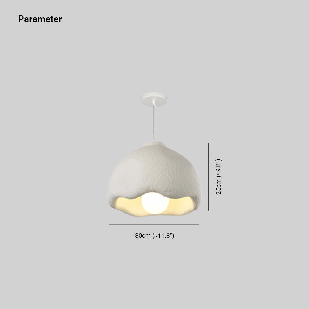 Byers Moderne Bloem LED Hanglamp Wit Polystyreen Woonkamer