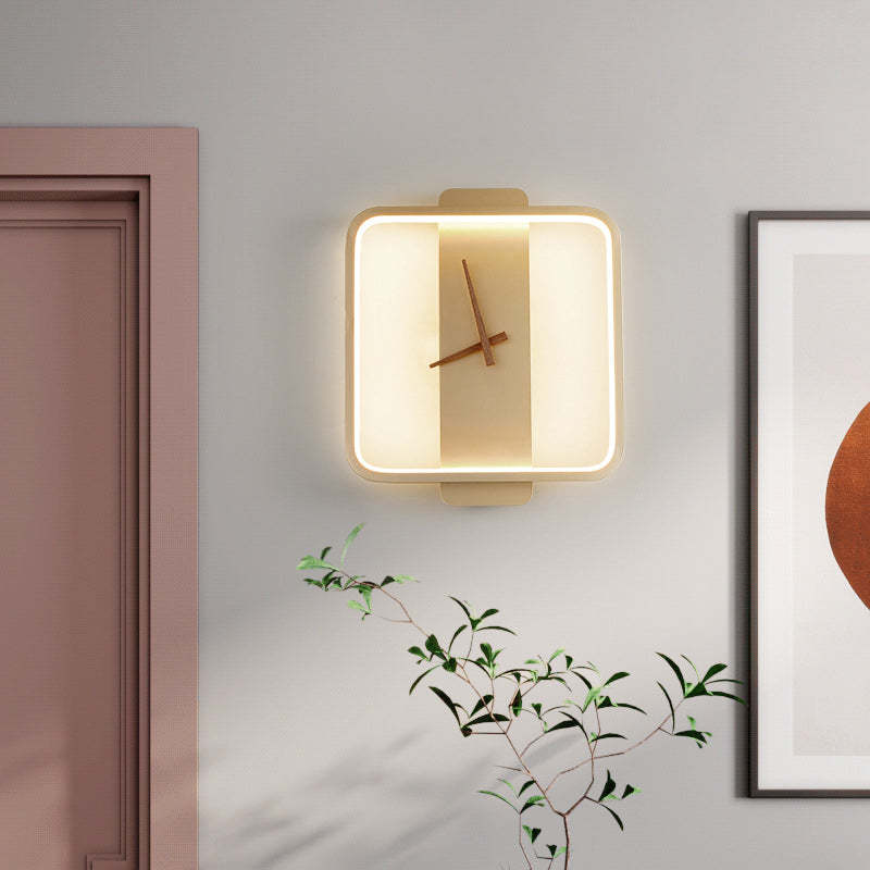 Nordic Ronde Kleine LED Wandlampen Wit Goud Zwart Metaal Kinderamer