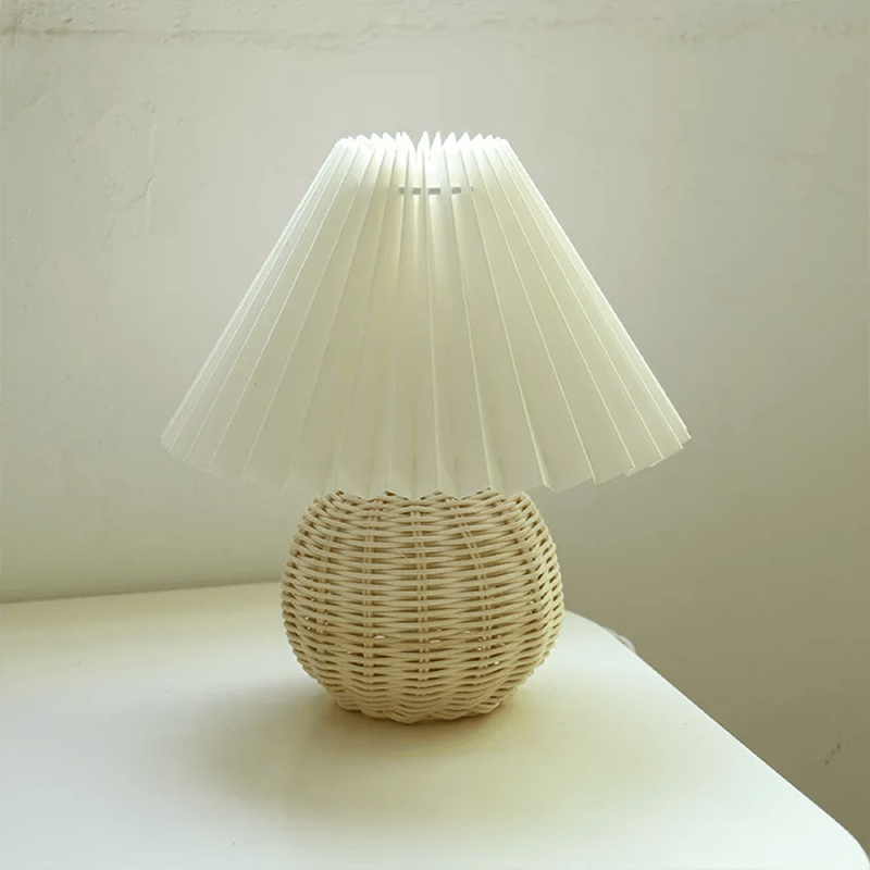 Ozawa Ronde LED Tafellampen Wit Hout Metaal Eetkamer Slaapkamer