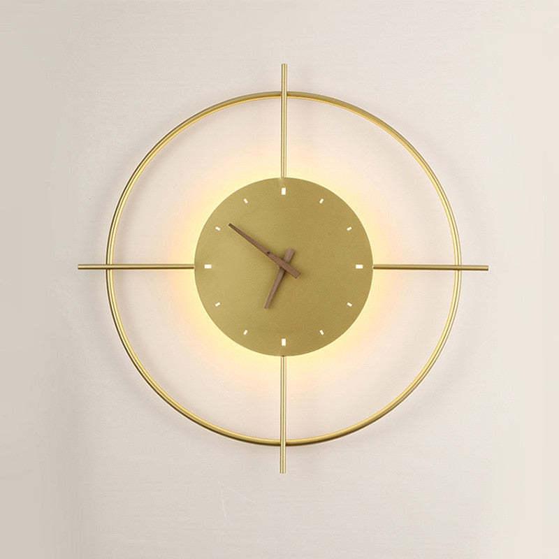 Nielsen Moderne Ronde Design LED Wandlampen Zwart Metaal Woonkamer