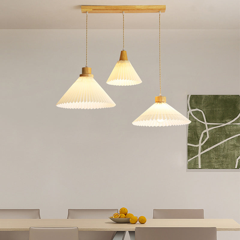 Ozawa Vintage LED Hanglampen Hout Metaal Slaapkamer Eetkamer