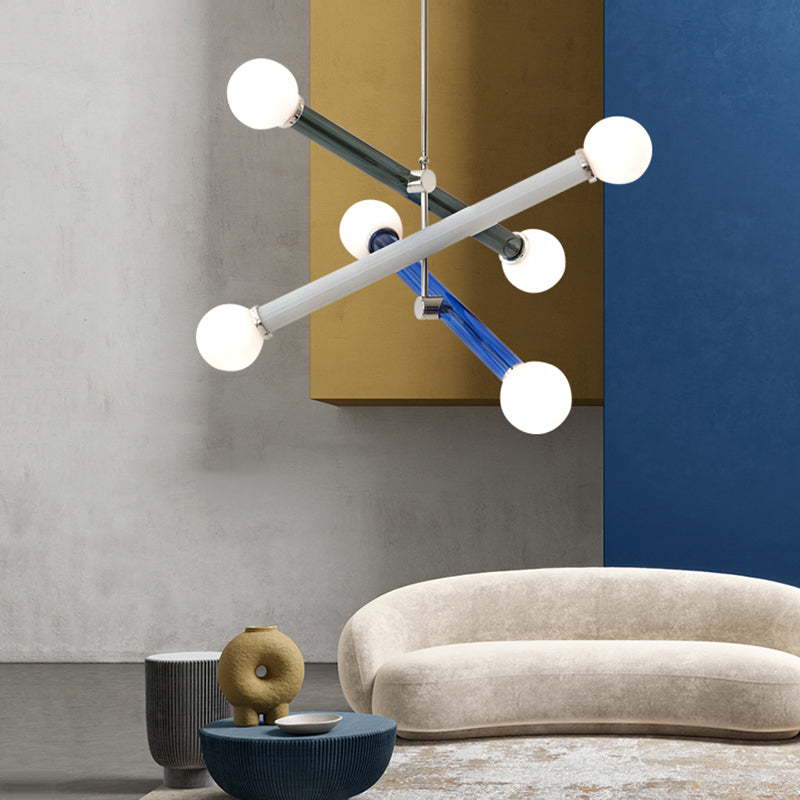 Avi Lineaire Design LED Hanglampen Metaal Glas Kinderkamer Woonkamer