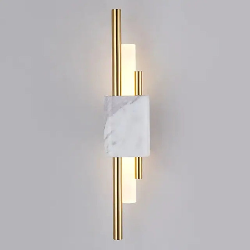 Alana Modern LED Wandlamp Wit Gouden Metaal Woonkamer Slaapkamer