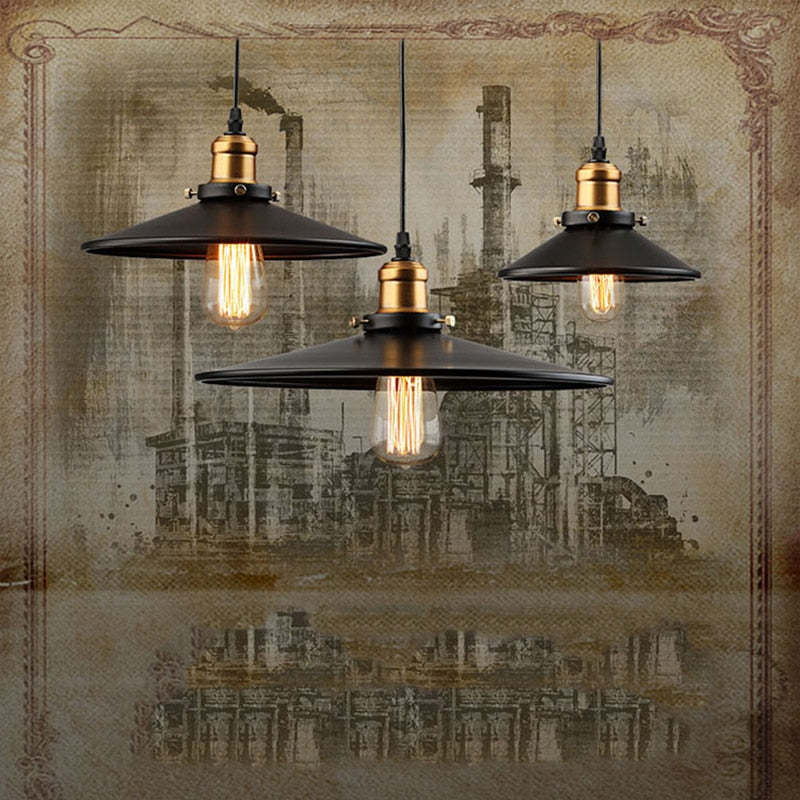 Alessio Moderne Industriële Hanglamp Van Metaal Pot Zwart Woonkamer