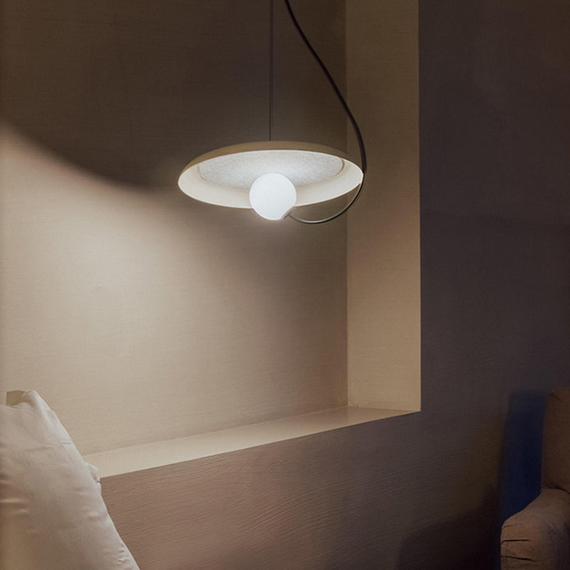 Avi Stijlvolle Art Deco Hanglampen Zwart/Wit/Koper Slaap/Woonkamer