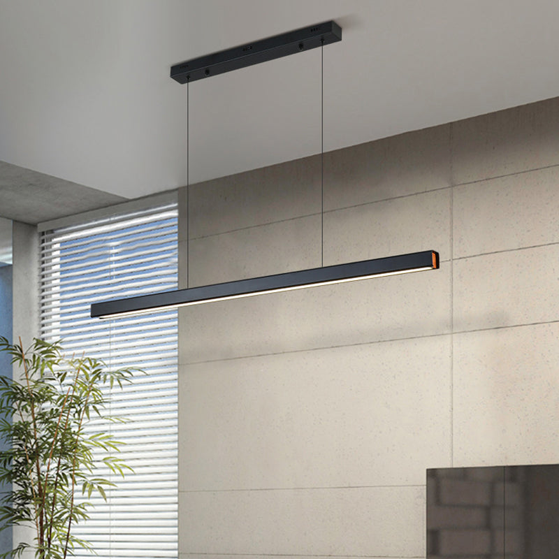 Edge Industriele LED Hanglamp Zwart Wit Metaal Hout Eetkamer