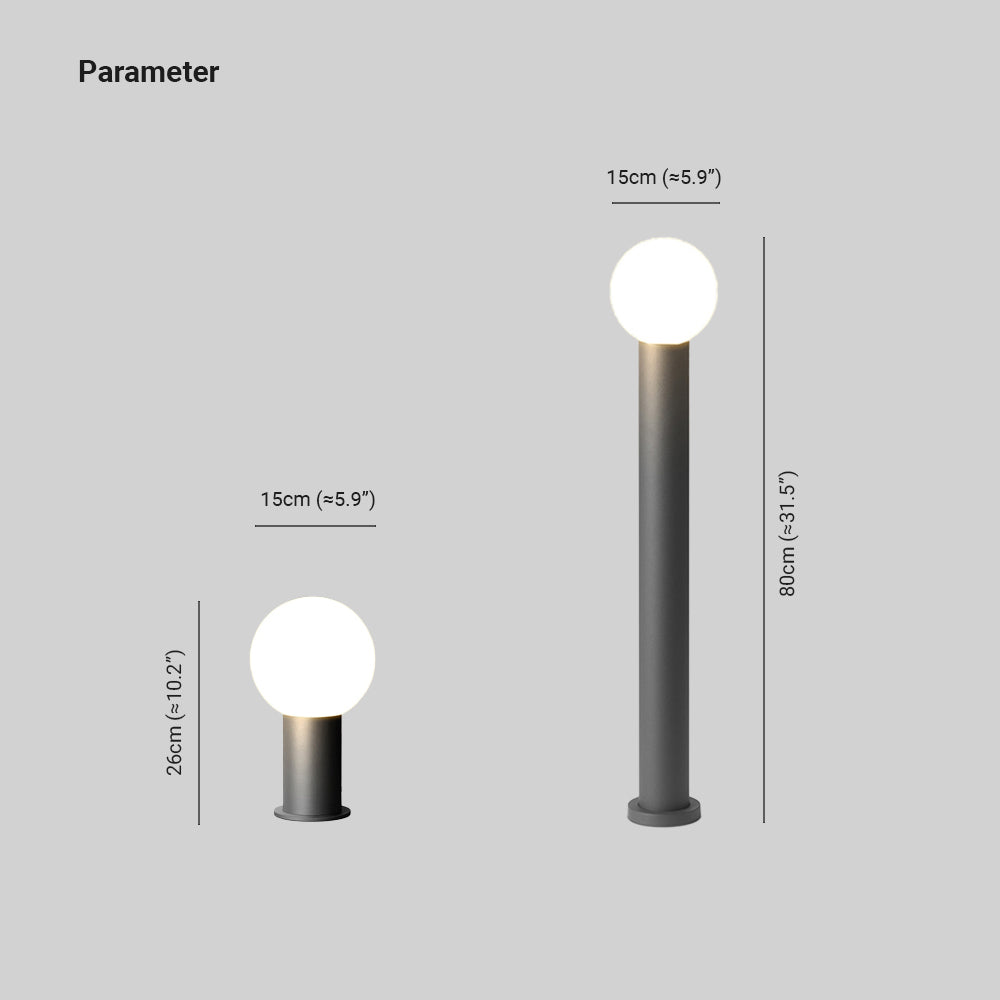 Pena Moderne Design LED Buitenlamp Metaal Zwart Tuin Buiten