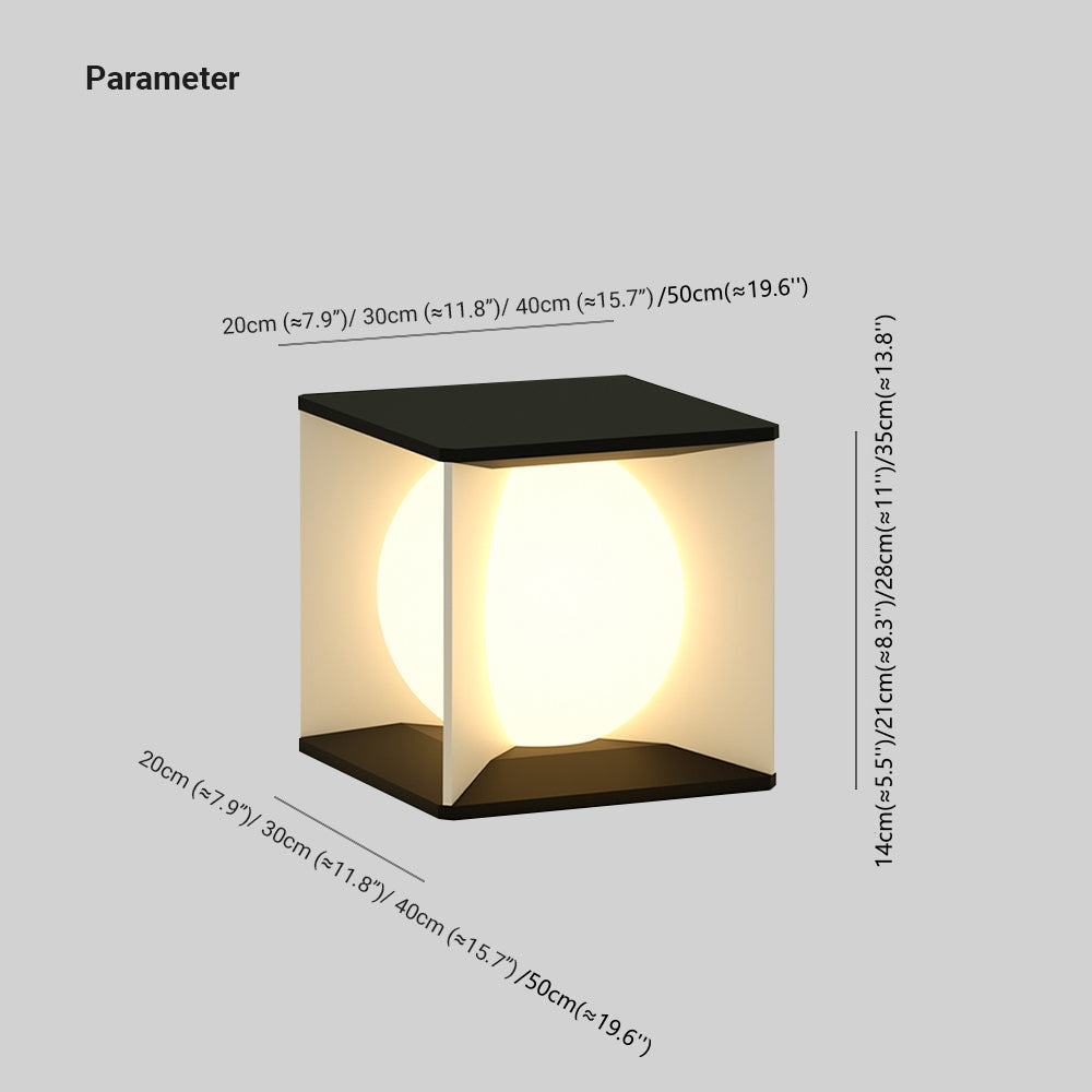 Elif Modern Buitenlamp LED Metaal Acryl Hal Tuin Buiten