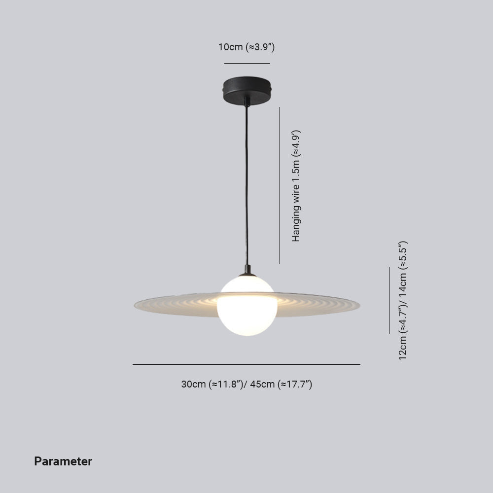 Cairns Moderne Sterren Ring LED Hanglamp Zwart/Wit Metaal Binnen