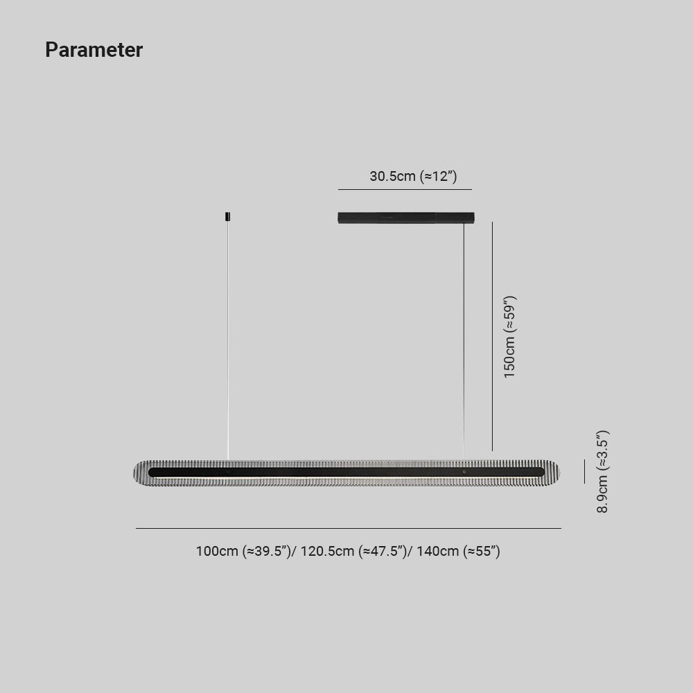 Evette Moderne LED Hanglampen Zwart Metaal Acryl Eetkamer Slaapkamer
