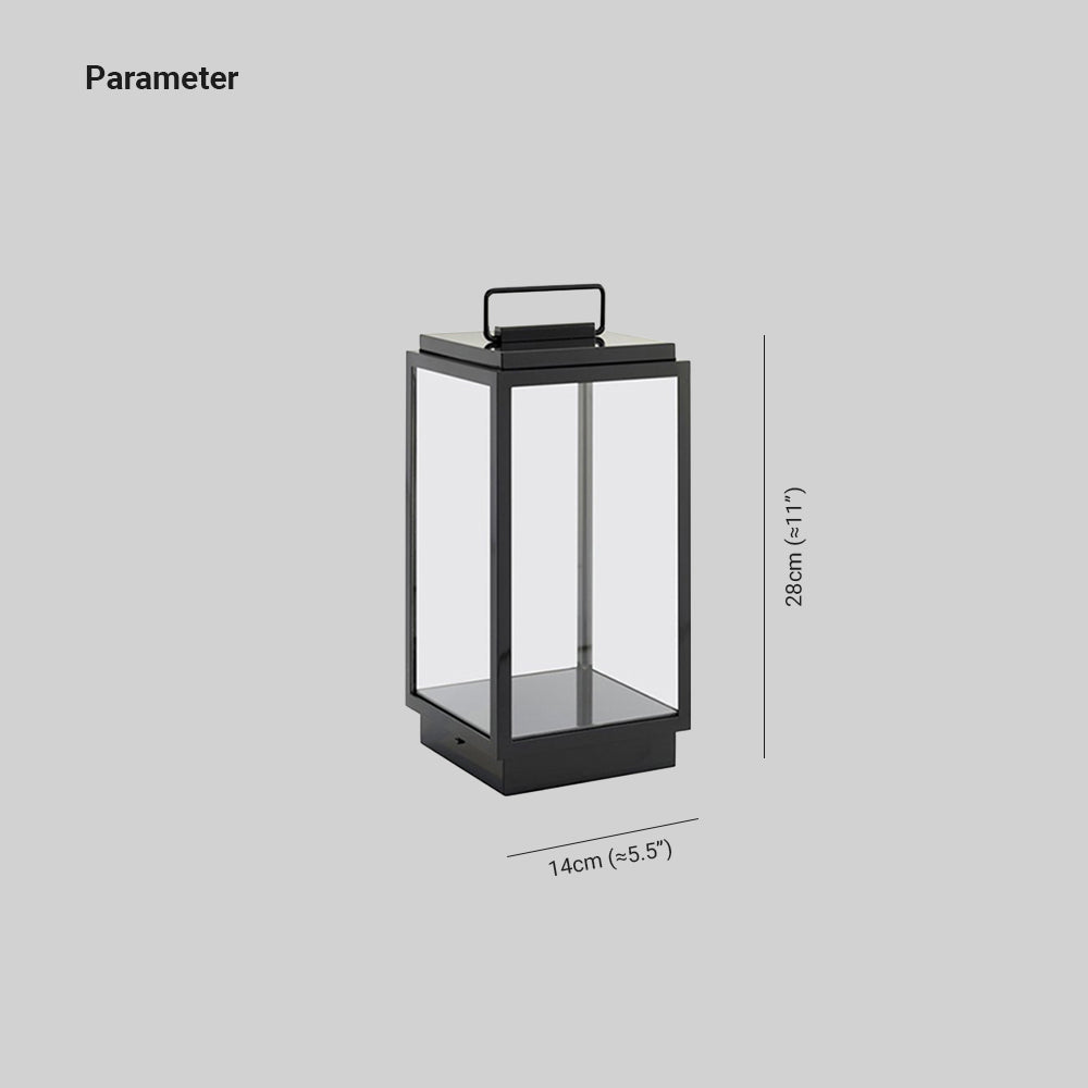 Orr Moderne Design LED Buitenlamp Rechthoekig Zwart Buiten