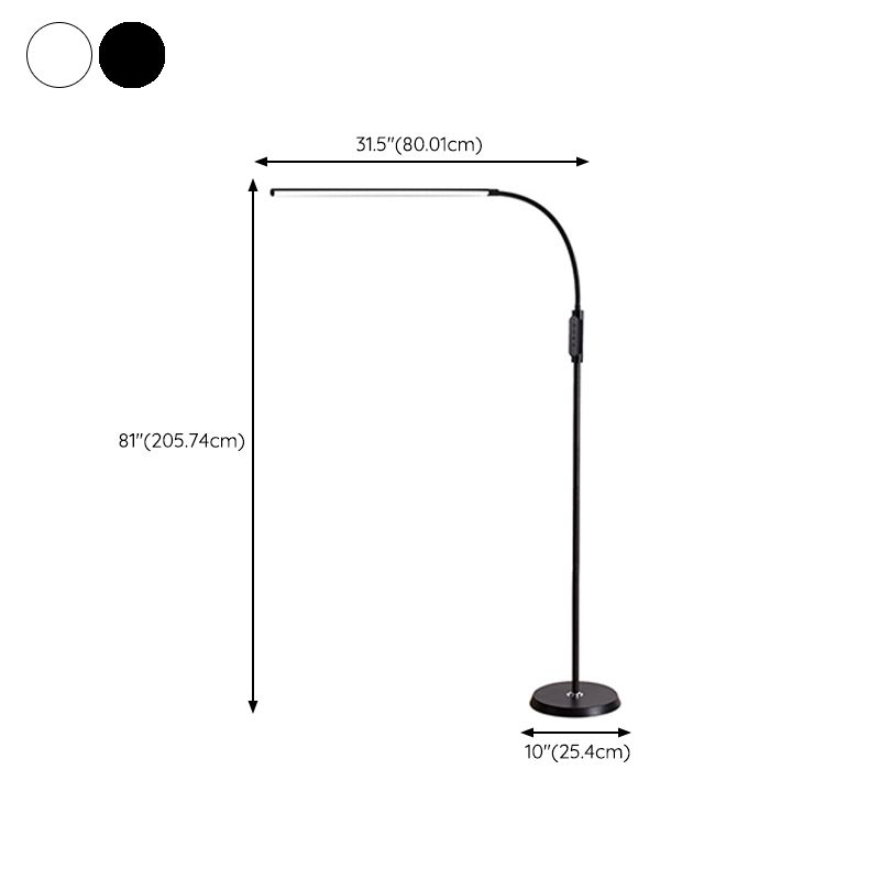 Eryn Moderne Boog LED Vloerlamp Metaal/Acryl Woonkamer