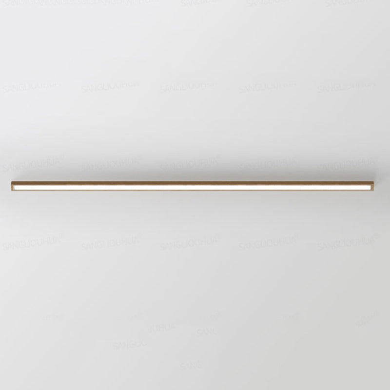 Edge Moderne LED Plafondlampen Houten Metaal Slaapkamer Woonkamer