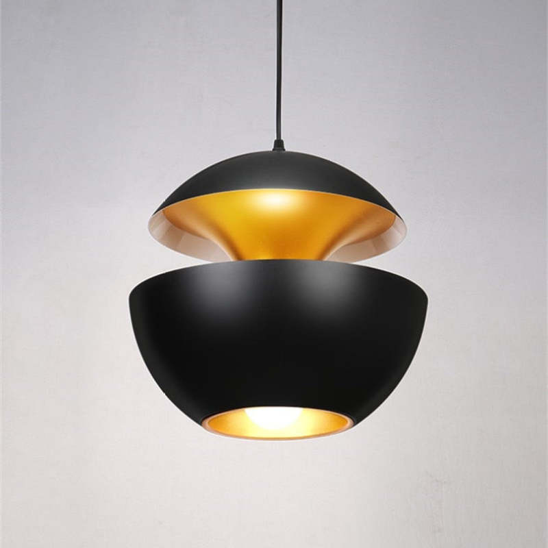 Nazifa Modene LED Hanglamp Zwart/Wit Metaal Slaap/Eet/Woonkamer
