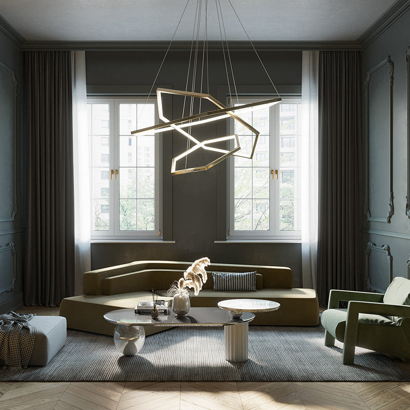 Edge Hanglampen Geometrische Shape Dimbaar