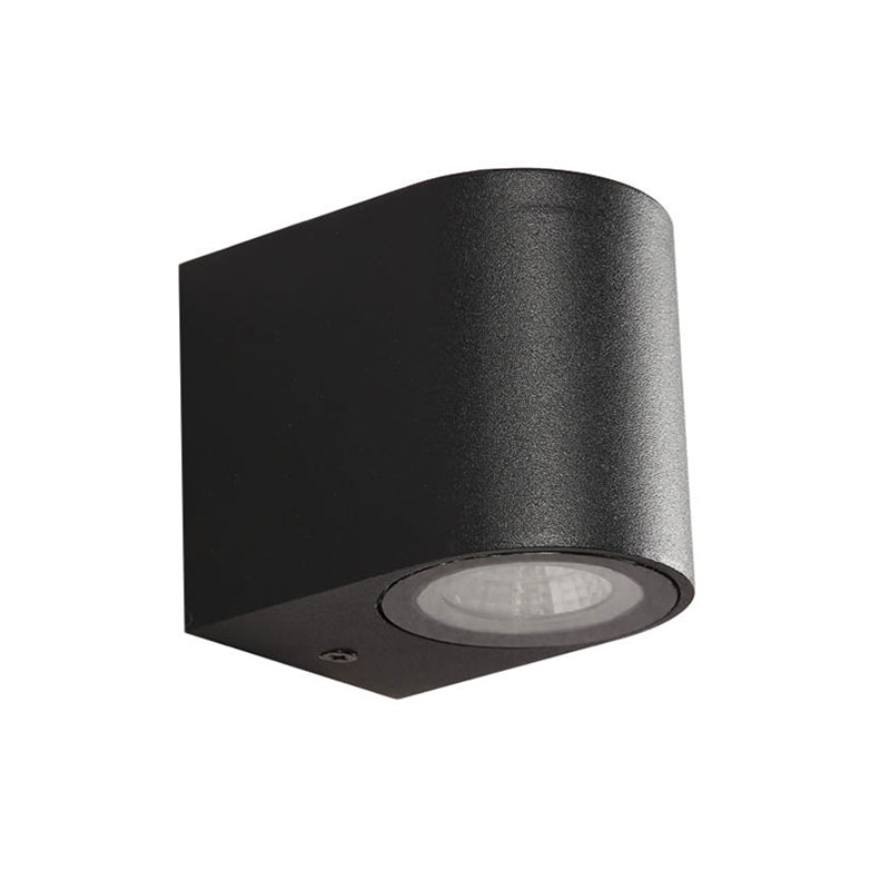 Orr Minimalistisch Kleine LED Wandlamp Zwart Glas Metaal Glas Hal Tuin