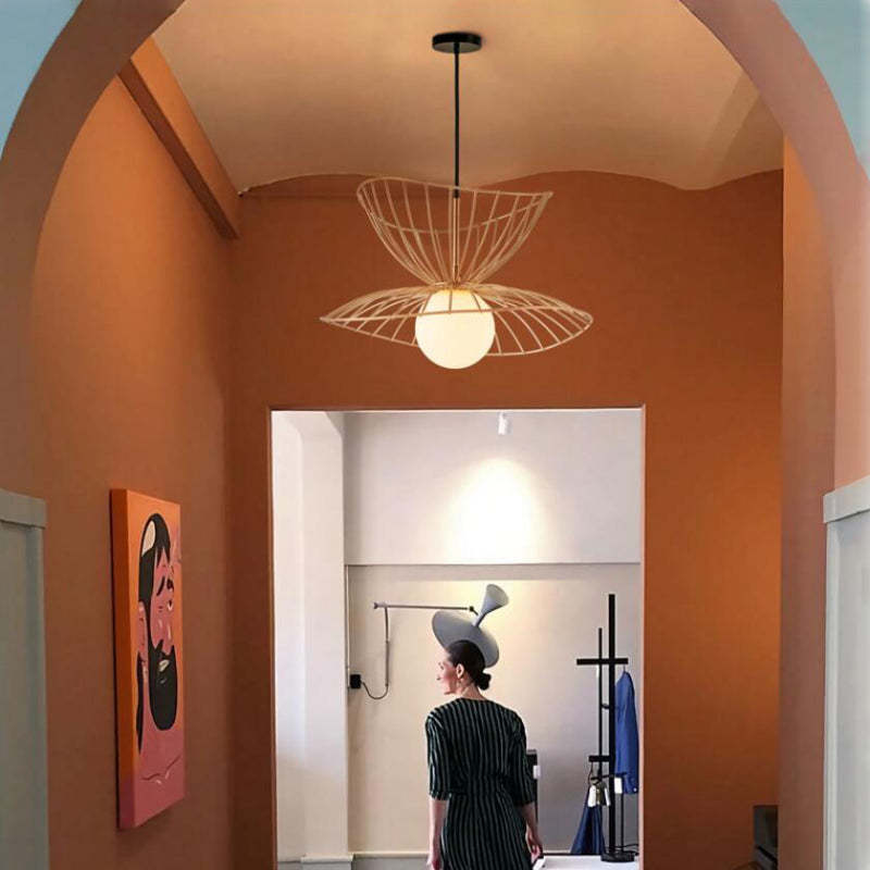 Renée Vertigo Design LED Esthetisch Hanglampen Zwart/Goud Metaal Slaapkamer