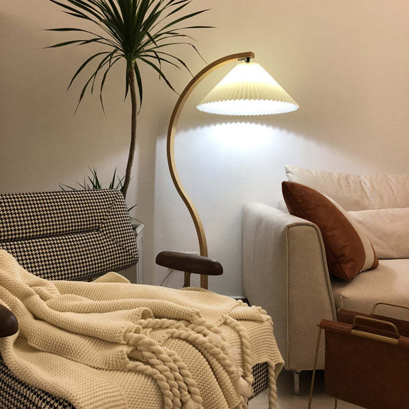 Ozawa Modern Minimalistisch Vloerlampen LED Wit Beige Koffie Slaapkamer