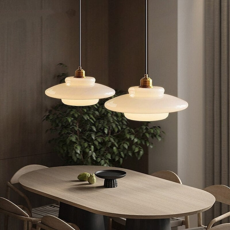 Cairns Midden eeuw Art Hanglampen Metaal Glas Slaapkamer Eetkamer