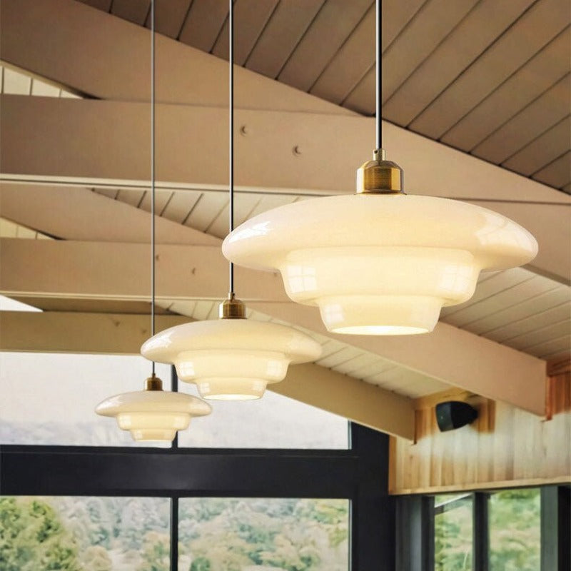 Cairns Midden eeuw Art Hanglampen Metaal Glas Slaapkamer Eetkamer