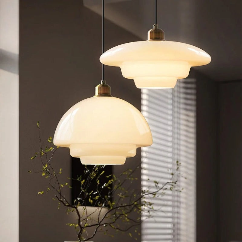 Cairns Midden eeuw Art Hanglampen Metaal Glas Slaapkamer Eetkamer