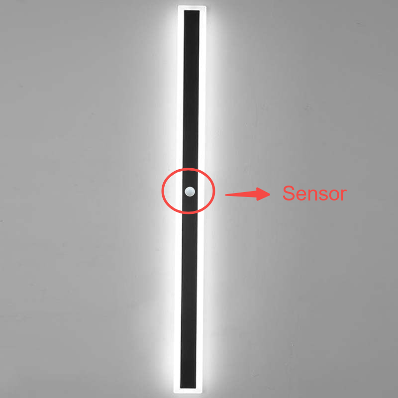 Edge Moderne Minimalistische LED Buitenlamp Metaal Acryl Tuin