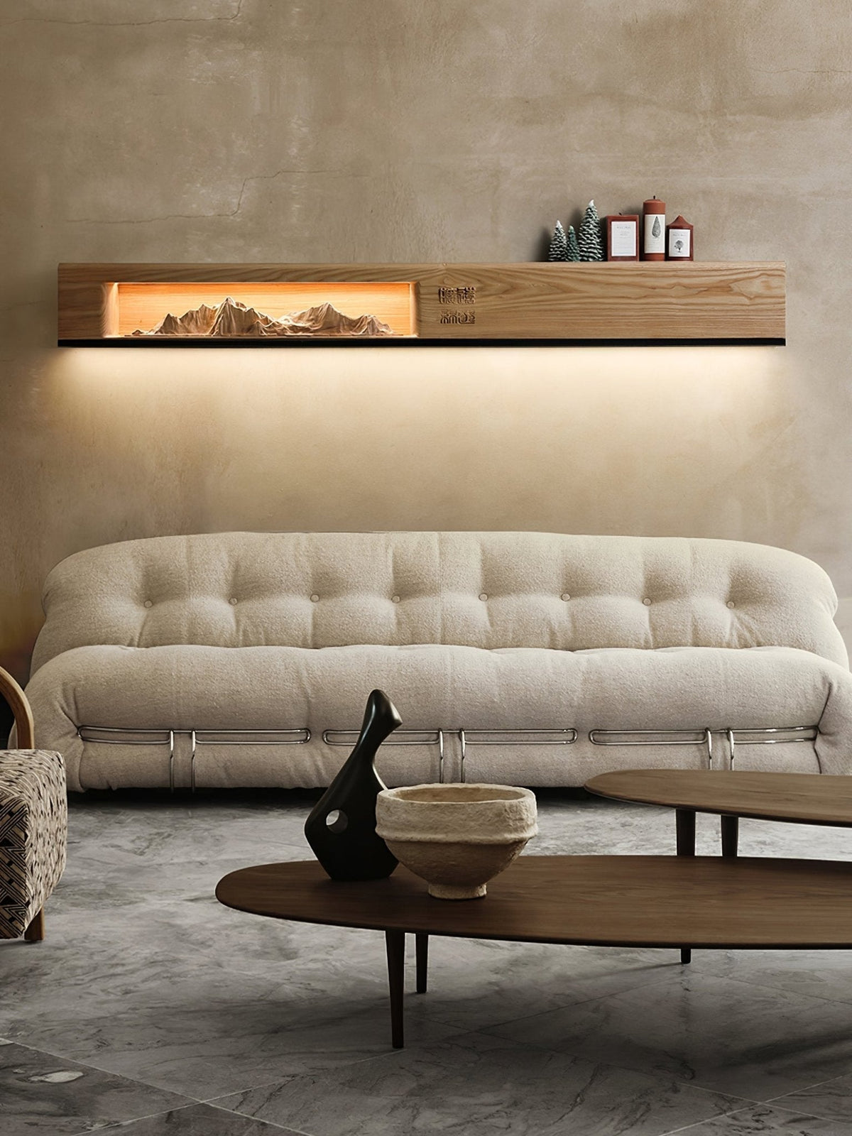 Matthew Moderne wandlamp van hout