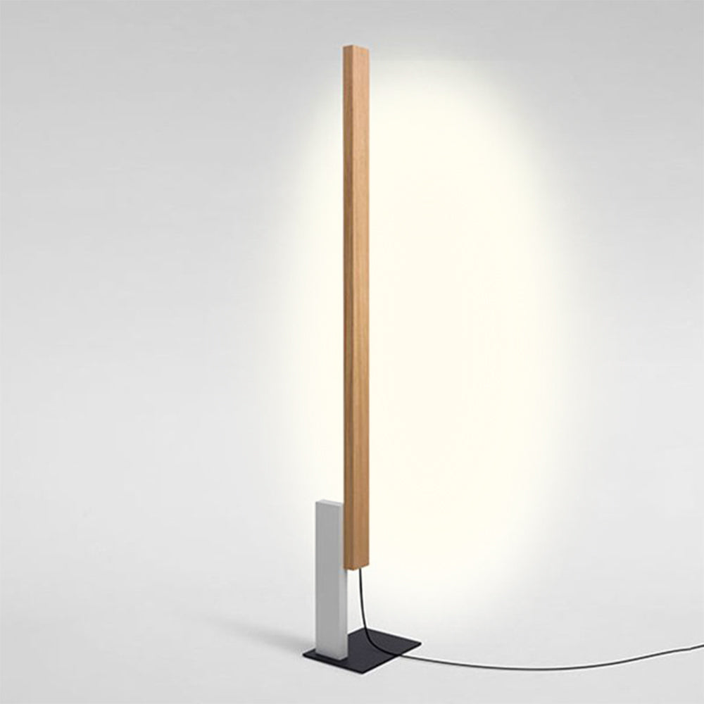Edge Moderne Lineaire LED Vloerlamp Wit/Blauw/Groen/Rood Woon/Slaapkamer Hout&Metaal&Acryl