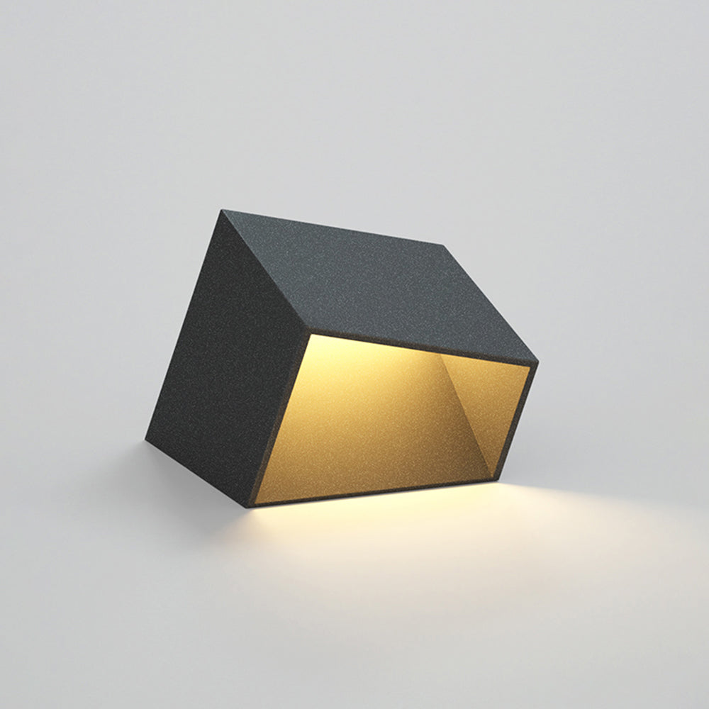 Orr Moderne Design LED Buitenlamp Zwart/Gouden Metaal/Acryl Tuin