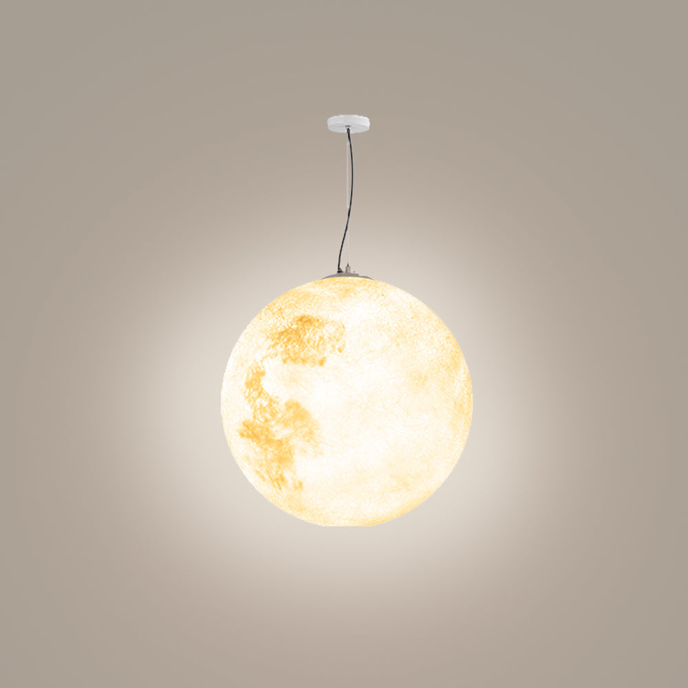 Elif Moderne LED Buitenlamp Hanglamp Goud Metaal Hars Hal Buiten