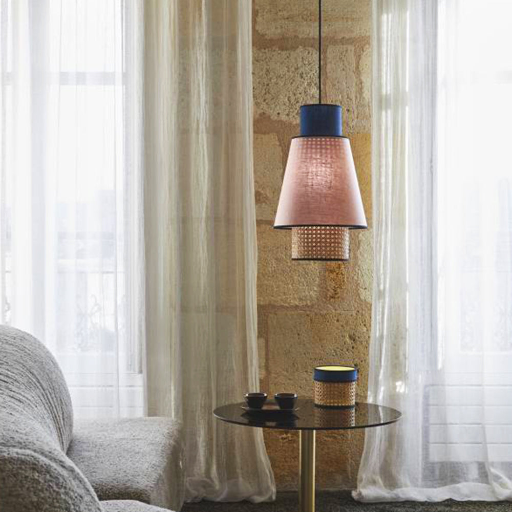 Ritta Vintage LED Hanglamp Roze Acryl Metaal Eetkamer Slaapkamer