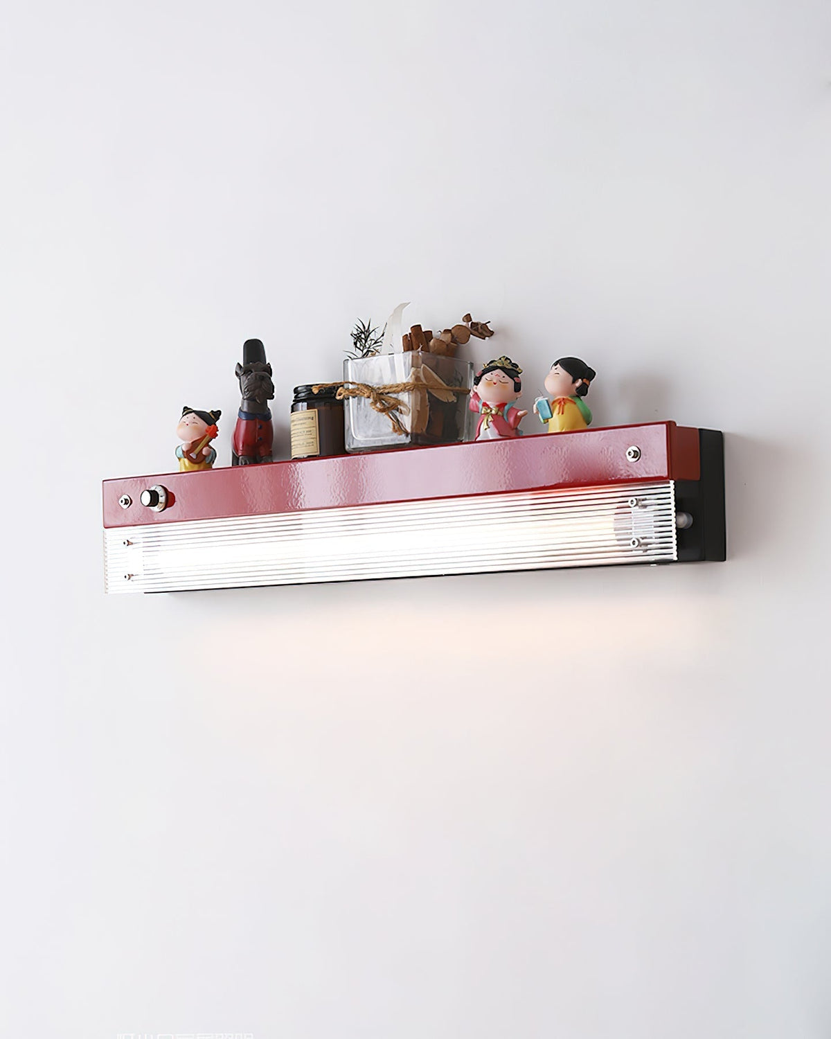 Ziggy wandlamp rood & helder