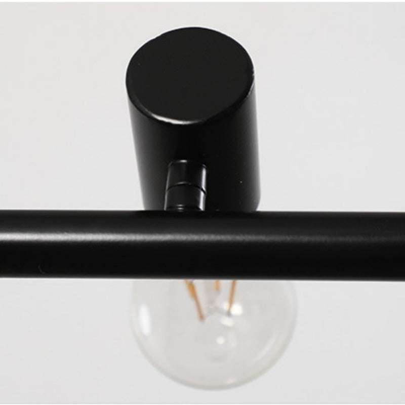 Alessio Vintage LED Kroonluchters Zwart Metaal Eetkamer/Woonkamer/Bar