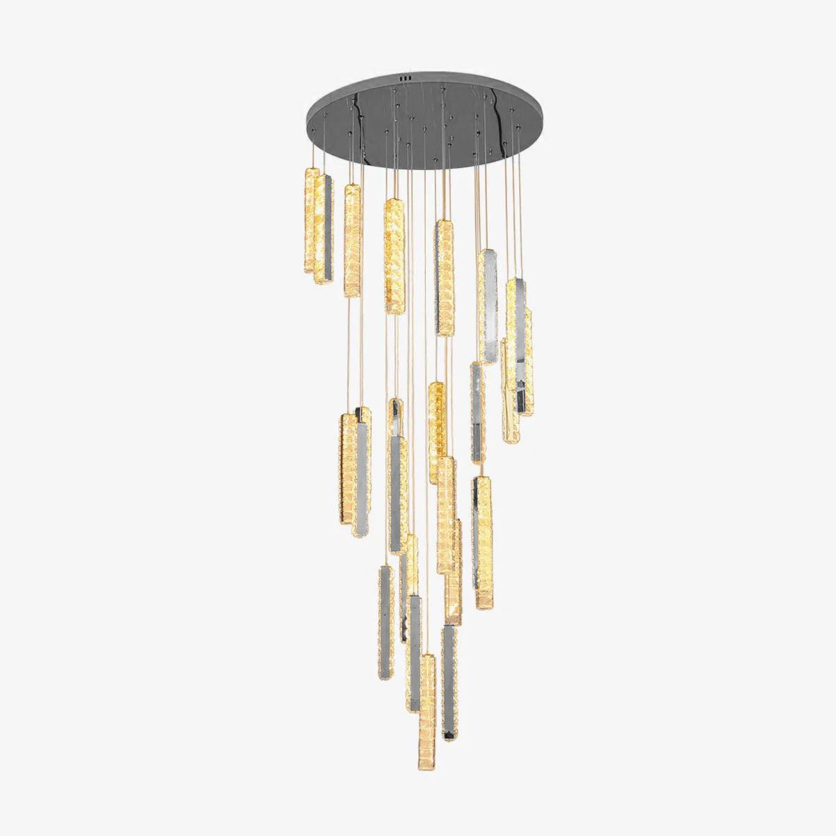 Sorenaria Kroonluchter Villa Forci hanglamp Zilver Modern